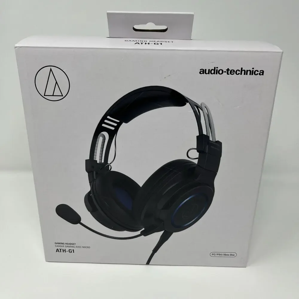 Audio-Technica ATH-G1 - Premium Gaming/Streaming Headphones with Removable Mic